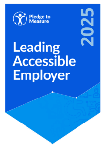 2025 Leading Accessible Employer Badge 2025 Pledge to Measure